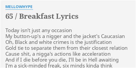 mellowhype breakfast.